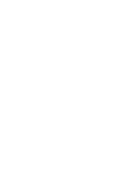 Aros Emerald Gold 39mm avec loupe